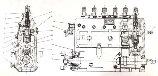 Diesel fuel engine injection pump spare parts 2 418 455 145/2418455145 plunger T element for Renault