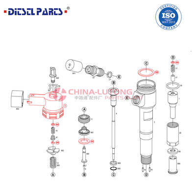 Common Rail Fuel Injector 0 445 110 443 for GREAT -WALL 1100100-ED01B