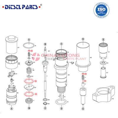 Common Rail Fuel Injector 0 445 120 140 FOR  ISC 2T2 198 133 Engine