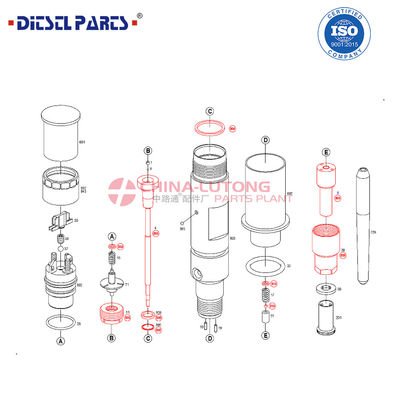 Diesel Common Rail Fuel Injector 0 445 120 044 for  Engine OE 51 10100 6049