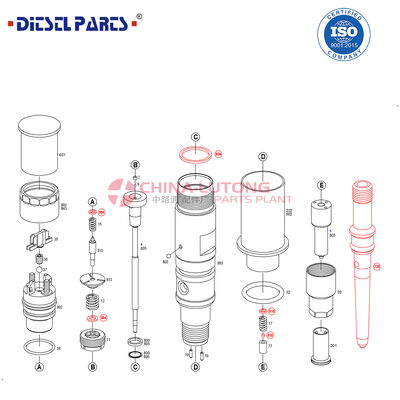 Diesel Common Rail Fuel Injector EMBR00301D    for Ssangyong Delphi